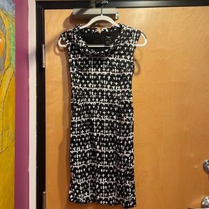 Rolled neck dress